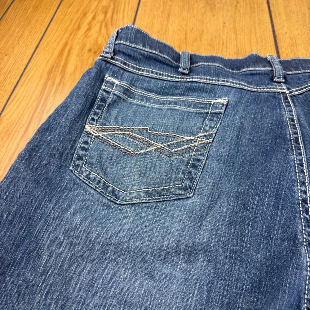 Wrangler 20X Style 42 Vintage Boot Jeans Mens 38x34 Blue Denim Western Cowboy - Picture 15 of 15